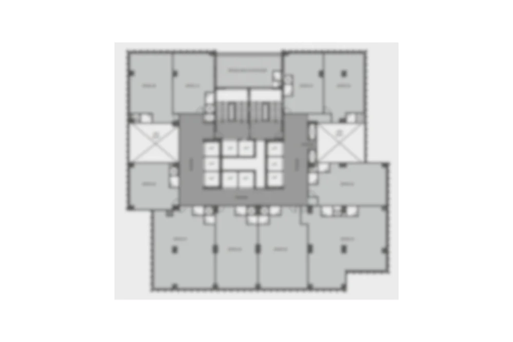 Bare Shell Office Space Floor Plan